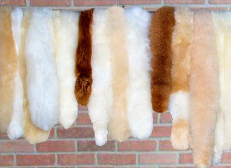 Baby alpaca scarves-stoles